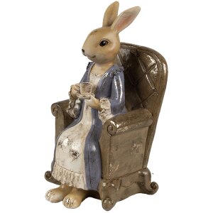 Clayre & Eef Deko Lapin Beige Marron 11x10x18 cm...