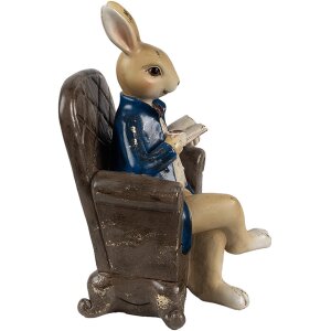 Clayre & Eef 6PR4416 Décoration Lapin 12x10x18 cm