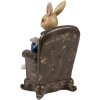 Clayre & Eef 6PR4416 Décoration Lapin 12x10x18 cm