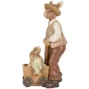 Clayre & Eef 6PR5123 Décoration Pot de fleurs Lapin 12x7x23 cm