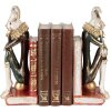 Clayre & Eef 6PR5495 Serre-livres Lapin blanc rouge or 25x11x31 cm