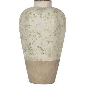 Clayre & Eef Vase Céramique Beige Vert...