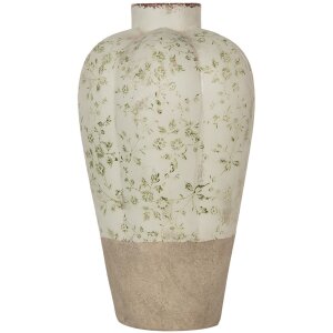 Clayre & Eef Vase Céramique Beige Vert...