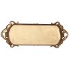 Clayre & Eef 6PR5295 Plateau décoratif style baroque or beige 34x13x3 cm