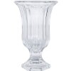 Clayre & Eef 6GL5029 Vase en verre Transparent Ø 12 cm Hauteur 19 cm