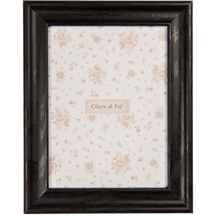 Clayre & Eef 2F1271S Cadre photo 15x2x20 cm 10x15 cm Noir