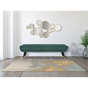 Mauro Ferretti panneau mural avec miroirs 100x2,3x51,5 cm doré