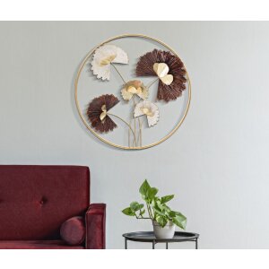 Mauro Ferretti panneau mural Reddy Round Ø 61x5,7 cm multicolore