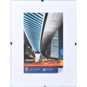 Porte-photos sans cadre - 20x30 cm verre clair