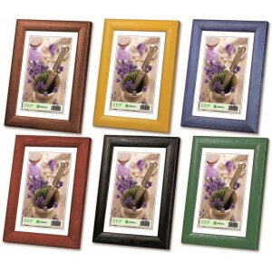 Cadre photo ZEP promotionnel 10x15 cm assorti Cadre en bois