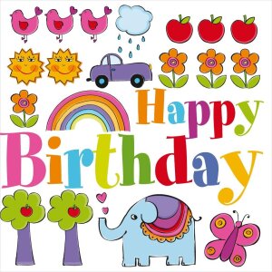 Mini-carte Artebene Happy Birthday-Kids Carte danniversaire