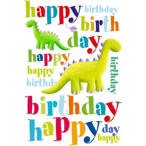 Artebene carte gaufrage-birthday-dino