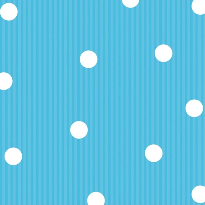 Serviettes en papier Dots-rayures-aqua