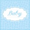 Serviettes en papier Baby-bleu