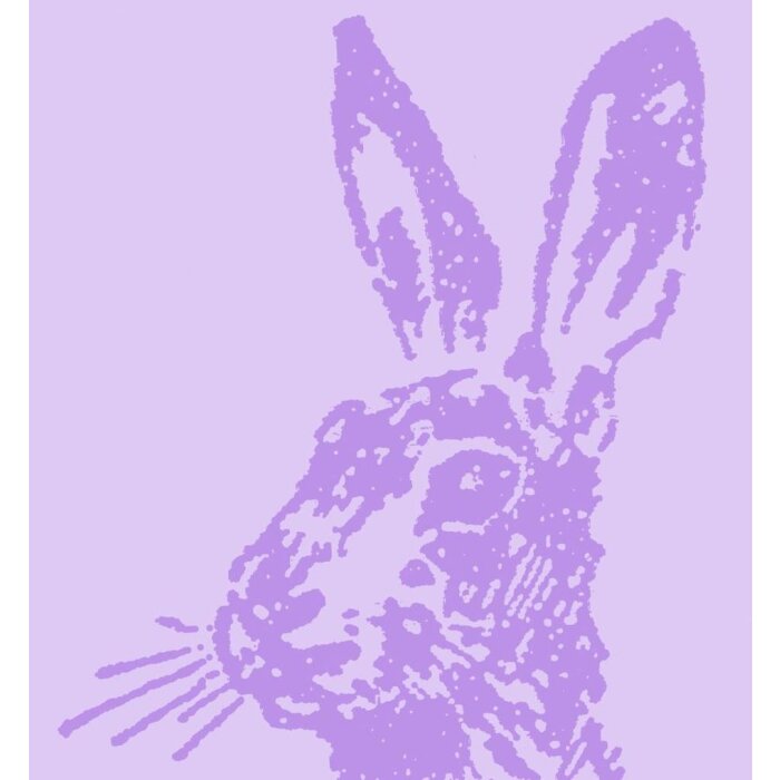 Artebene Serviettes en papier Lapin-lilas 33x33 cm