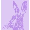 Artebene Serviettes en papier Lapin-lilas 33x33 cm