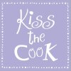 Serviettes en papier Kiss the Cook-mauve