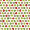 Serviettes en papier étoiles-rouge-blanc-vert