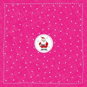 Serviettes en papier Santa-Mini-pink