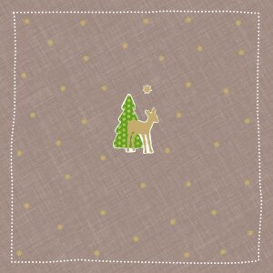 Serviettes en papier Bambi-petit-taupe