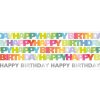 Artebene carte gaufrage-Birthday-multic.-21x8 cm