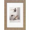 Walther Cadre photo en bois HOME beige brun 20x30 cm avec passe-partout 13x18 cm