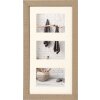 Walther Cadre de galerie Home 3 photos 13x18 cm brun beige