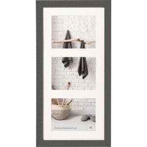 Walther Cadre de galerie Home 3 photos 15x20 gris