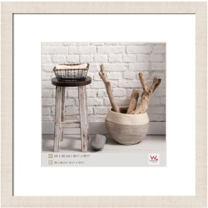 Walther cadre en bois HOME blanc crème 50x50 cm...