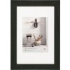 Walther Cadre photo en bois HOME noir 18x24 cm avec passe-partout 13x18 cm