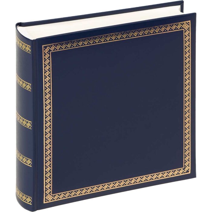 Walther Photo Album PROMO | Lépaisseur chic bleu 26x25 cm 100 pages blanches