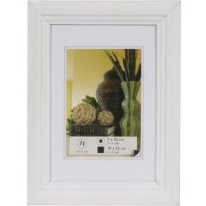 Artos cadre photo bois 10x15 cm - blanc