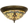 5LL-5351 Tiffany Lampe de plafond en verre 38 cm