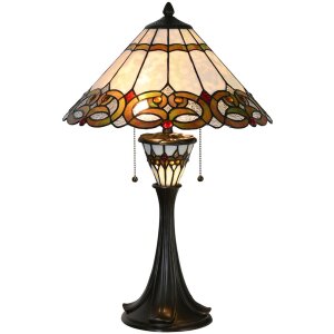 Clayre & Eef 5LL-5392 Lampe de table Tiffany Ø...