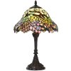 Lampadaire style Tiffany multicolore Ø 30x48 cm