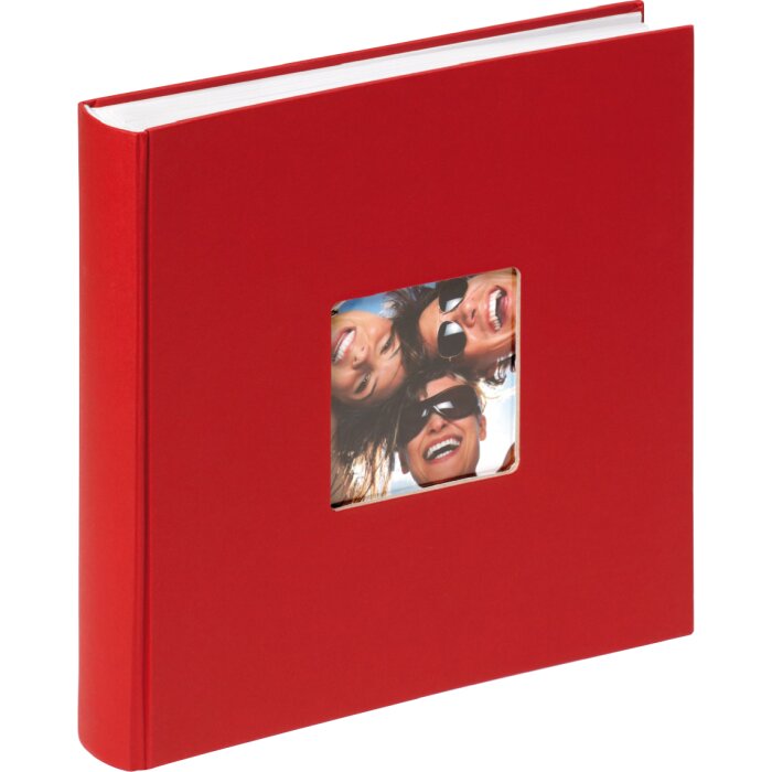 Walther Jumbo Album photo FUN rouge 30x30 cm 100 pages blanches