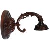 Support pour lampe murale marron Ø 23x15 cm