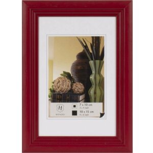 Artos cadre photo bois 10x15 cm Henzo - rouge