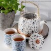 Tasse en céramique bleue de Clayre & Eef