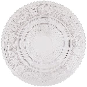 Clayre & Eef Assiette en verre 6GL0221 Ø 15 cm