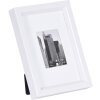 Cadre plastique METALLICA 10x15 cm - blanc