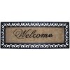 Paillasson Welcome noir 120x45 cm