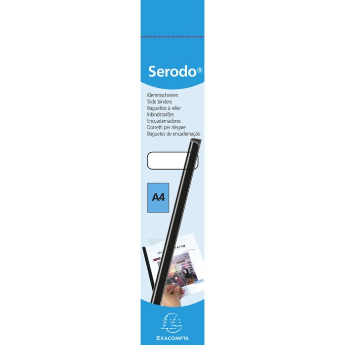 Barre de serrage Serodo 25 pièces 6mm noir