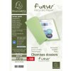 Paquet de 100 chemises en carton recyclé 250g Foldyne Forever, pour format A4 Bleu clair