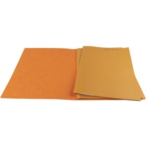 Chemises capacité jusquà 350 feuilles Manila Carton A4 orange