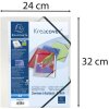 Chemise à 3 rabats avec élastique en PP 500µ opaque Krea Cover, pour format A4 Transparent blanc