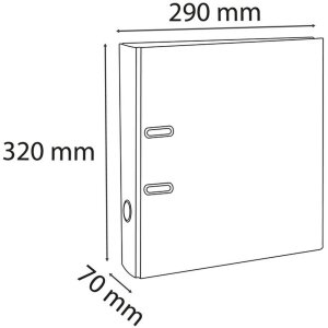 Classeur A4 Premium 70mm noir