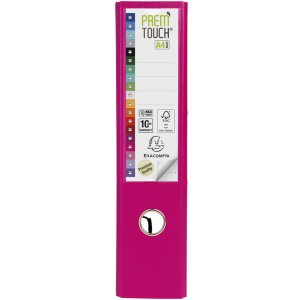 Classeur PREMTOUCH en PP avec 2 anneaux, dos 80mm, DIN A4 extra large framboise