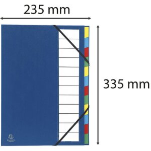 Classeur à 12 compartiments, Ordonator, pour format A4