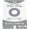 Paquet de 100 fiches non perforées DIN A6 105x148mm 205g quadrillées blanc